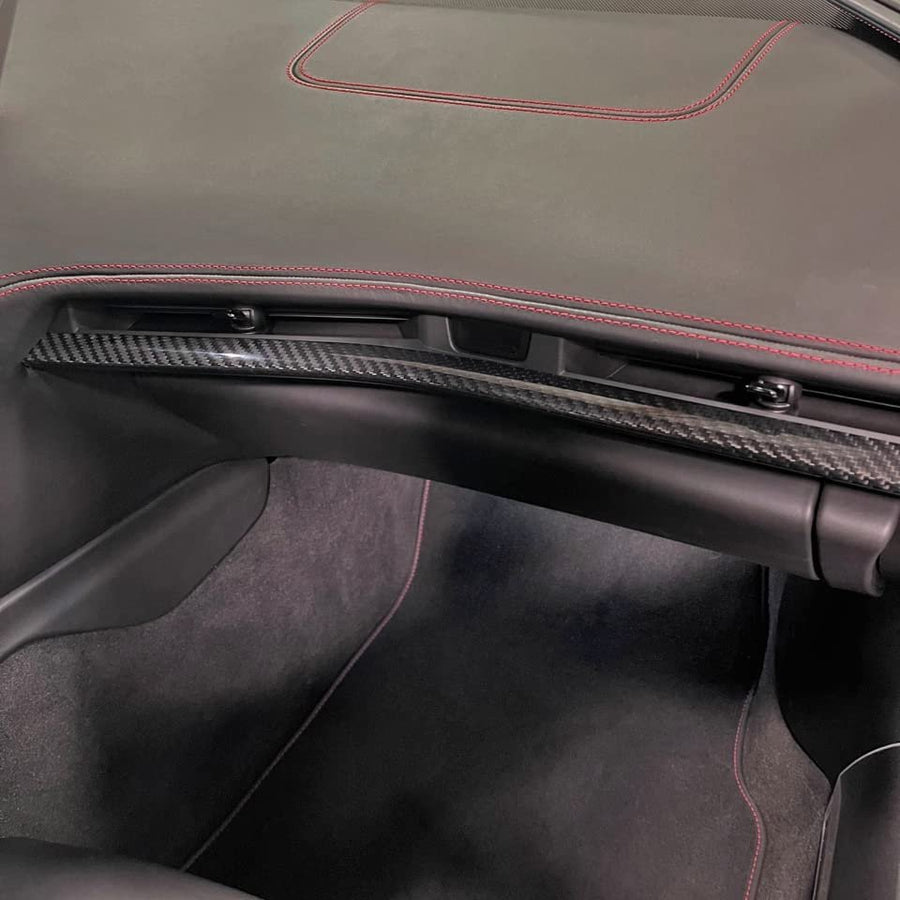 C8 Corvette Carbon Fiber Interior Dash Trim Kit 3 Piece SR1 Performance