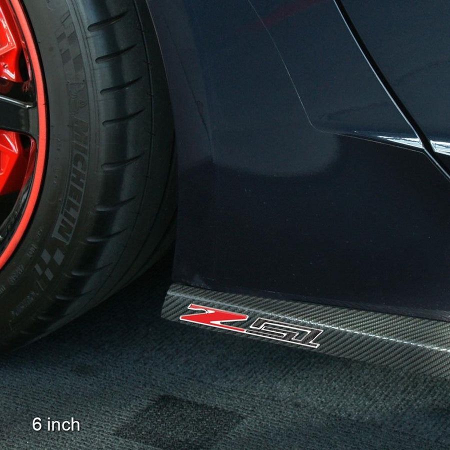 C7, C8 Corvette Z51 Badge/Emblem - Domed - Carbon Fiber Look w/Chrome ...