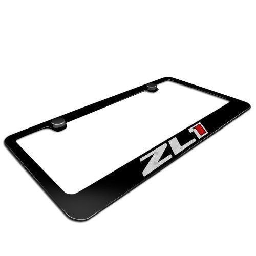 Camaro ZL1 License Plate Frame Black SR1 Performance